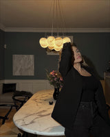 Alessandra taklampa med marmorkulor