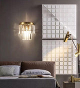 Daphne kristall vägglampa