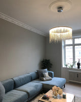 Tekla tassel lampa krom