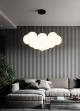 Norr taklampa med kulor i glas