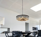 Lysandra kristallkrona svart