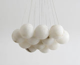 Alessandra taklampa med marmorkulor