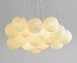 Alessandra taklampa med marmorkulor