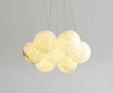 Alessandra taklampa med marmorkulor