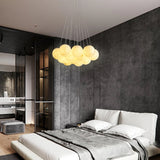 Alessandra taklampa med marmorkulor