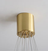 Alessandra taklampa med marmorkulor