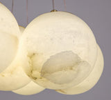 Alessandra taklampa med marmorkulor