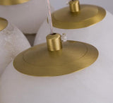 Alessandra taklampa med marmorkulor