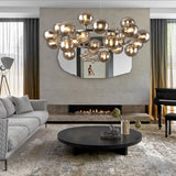 Paris taklampa med glaskulor