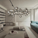 Paris taklampa med glaskulor