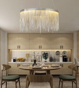 Tekla tassel lampa krom