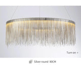 Tekla tassel lampa krom