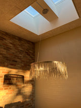 Tekla tassel lampa krom