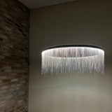 Tekla tassel lampa krom