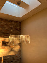 Tekla tassel lampa krom