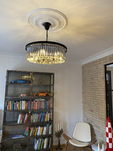 Lysandra kristallkrona svart