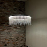 Tekla tassel lampa krom